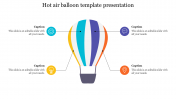 Editable Hot Air Balloon Template Slide Presentation